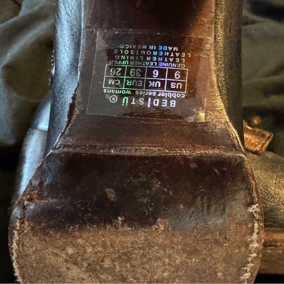 Vintage Leather Lace-Up Boots - Picture 3 of 7